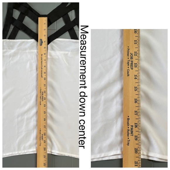 BISOU BISOU Women’s White Cut-out Tank Top XL - Picture 7 of 10